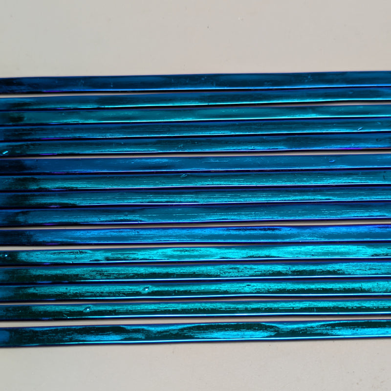 Dichroic Noodles on Black Glass COE104