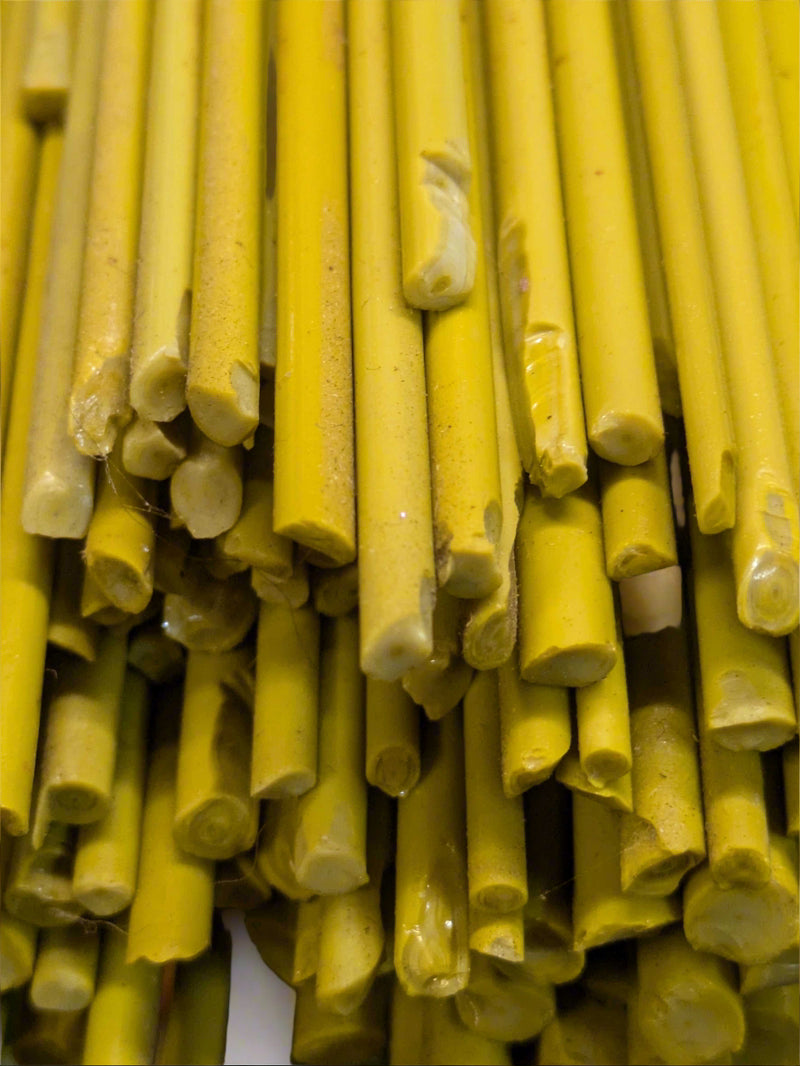 Senape Mustard Opaque Vetrofond Rod 460