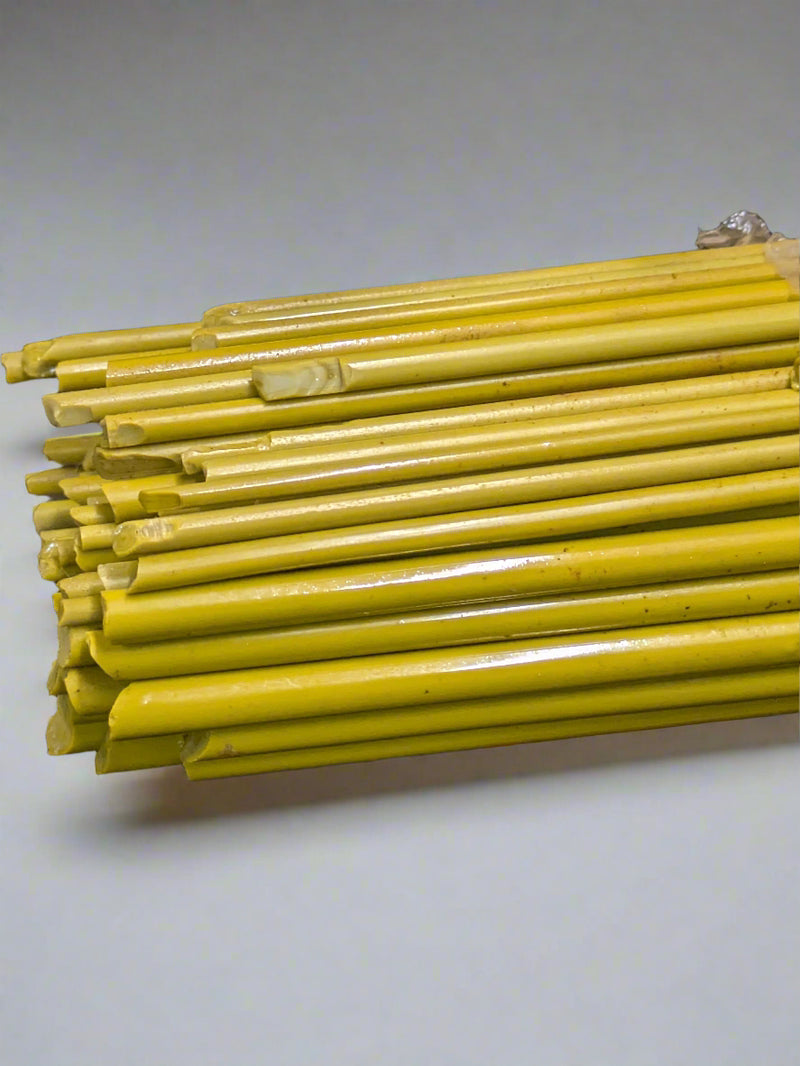 Senape Mustard Opaque Vetrofond Rod 460