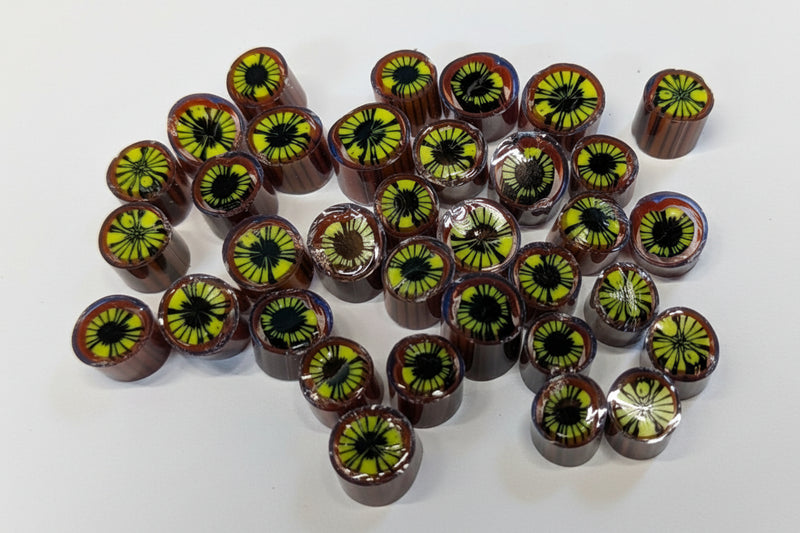 Dragon Eyes Millefiori Maherster Art Glass COE090