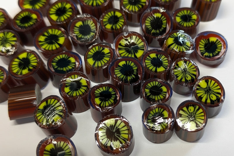 Dragon Eyes Millefiori Maherster Art Glass COE090