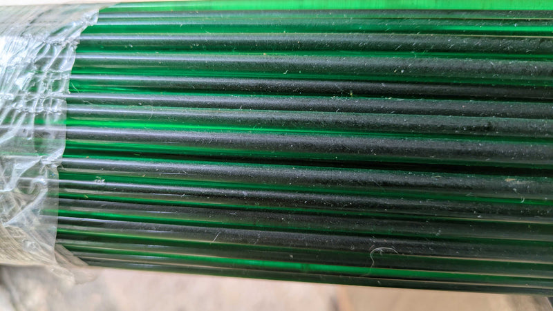Dark Grass Green Opaque Vetrofond COE104 Rod GV0024