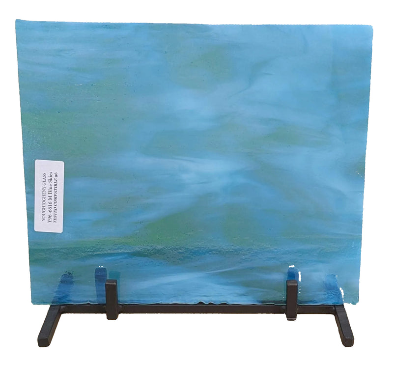 Blue Skies Turquoise, White Opaque Youghiogheny Sheet Y966616M
