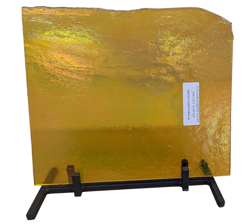 Gold Iridescent Transparent Youghiogheny Sheet Y96250I