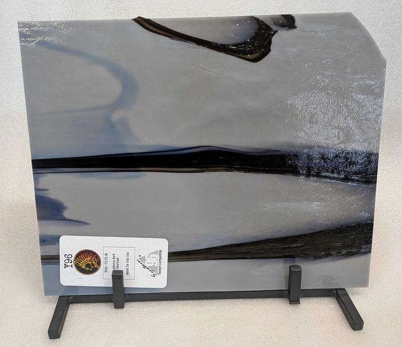 Elephant Grey Opaque with Jet Black Mix Youghiogheny Sheet Y967173M