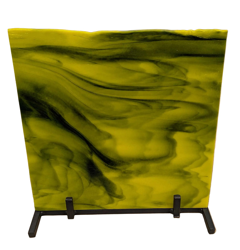 Limited Yellow, Deep Royal Blue Streaky Bullseye Sheet 2002 3MM