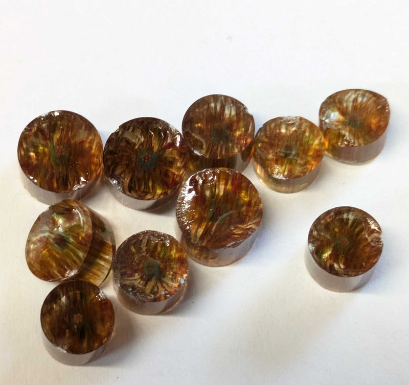 Honey Wattle Millefiori Maherster Art Glass COE090