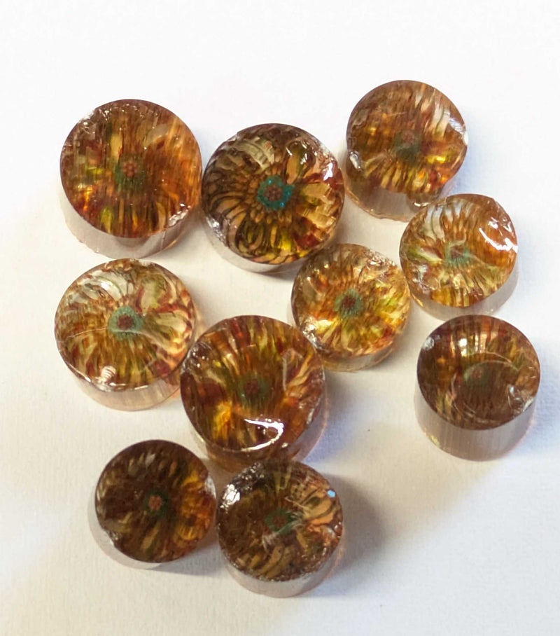 Honey Wattle Millefiori Maherster Art Glass COE090