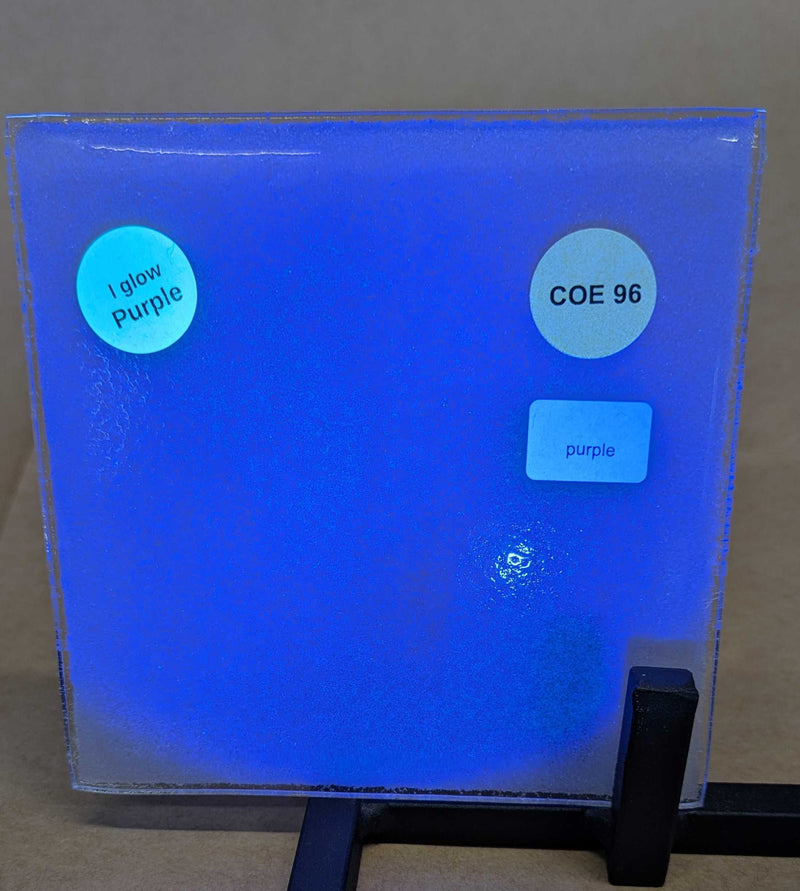 Classic Purple Glow Glass Sheet COE096