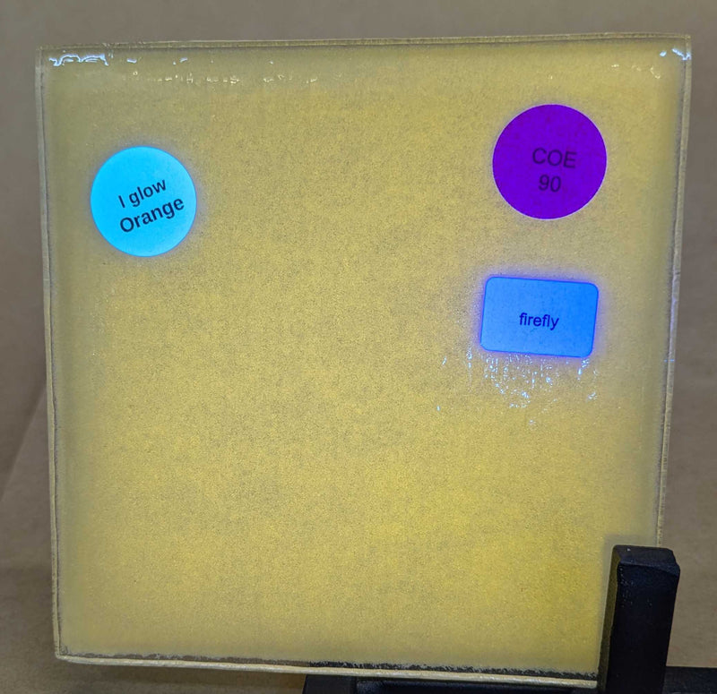 Classic Orange Glow Glass Sheet COE090