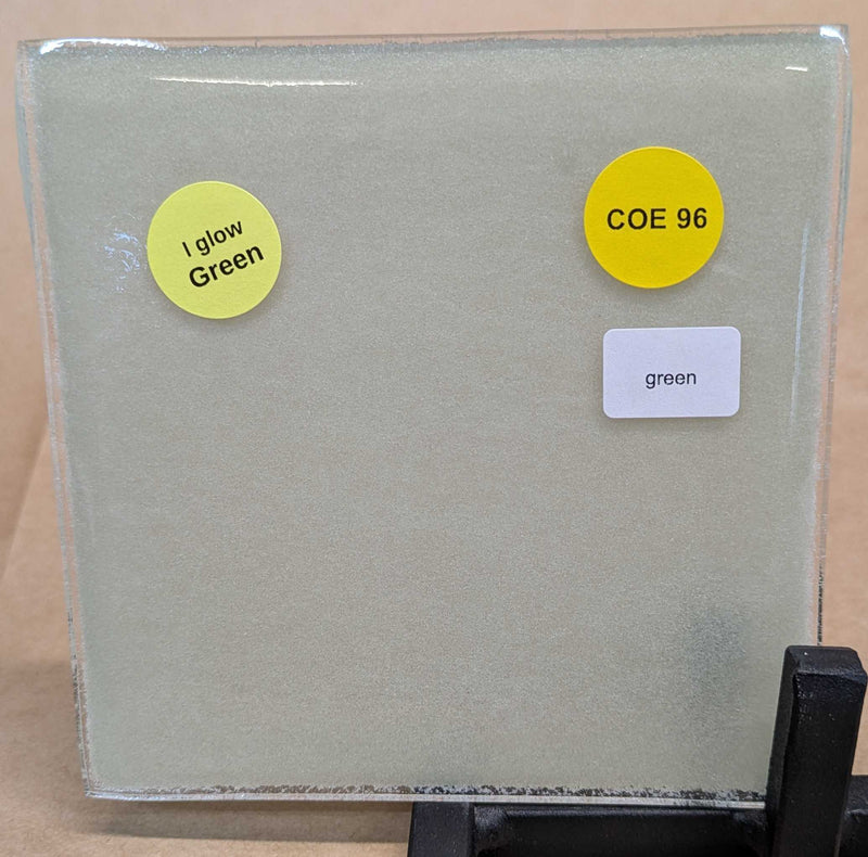 Classic Green Glow Glass Sheet COE096