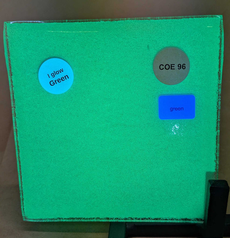 Classic Green Glow Glass Sheet COE096