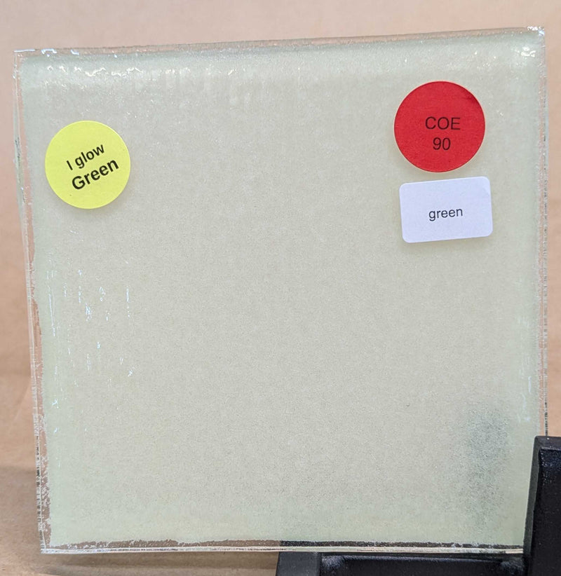 Classic Green Glow Glass Sheet COE090