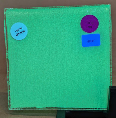 Classic Green Glow Glass Sheet COE090