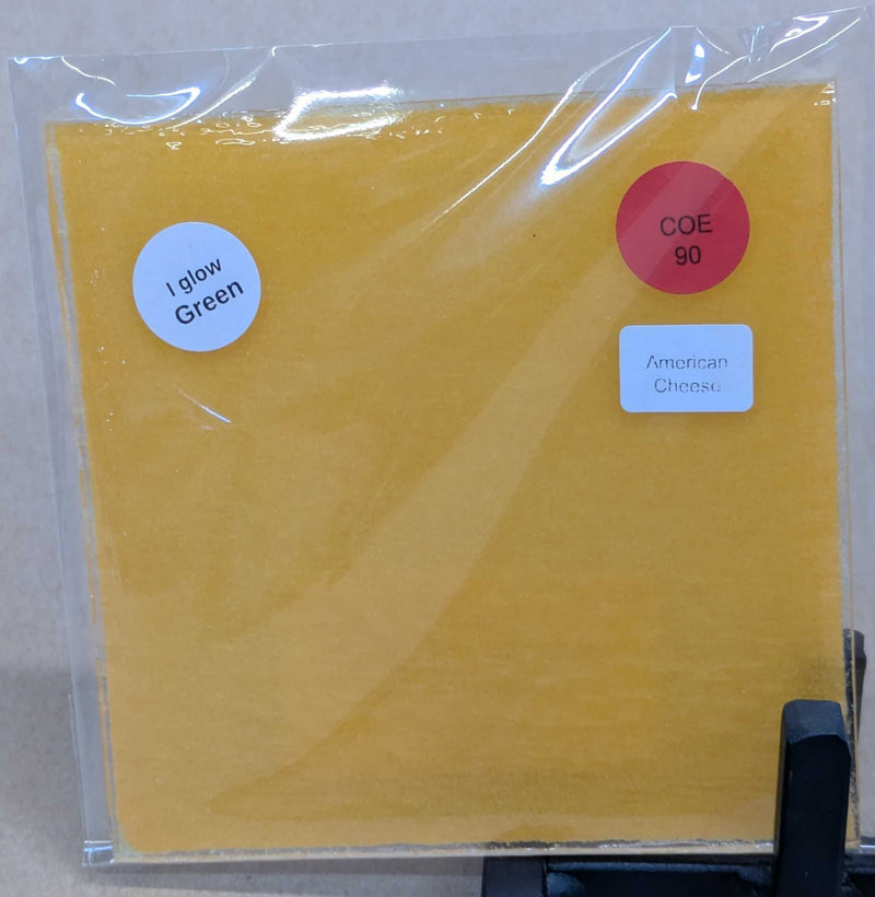 American Cheese Glow Glass Sheet COE090 Studio Square