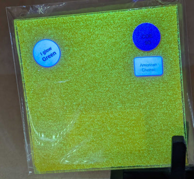 American Cheese Glow Glass Sheet COE090 Studio Square