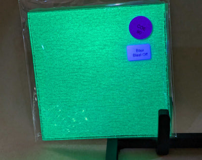 Baja Blast Glow Glass Sheet COE090 Studio Square