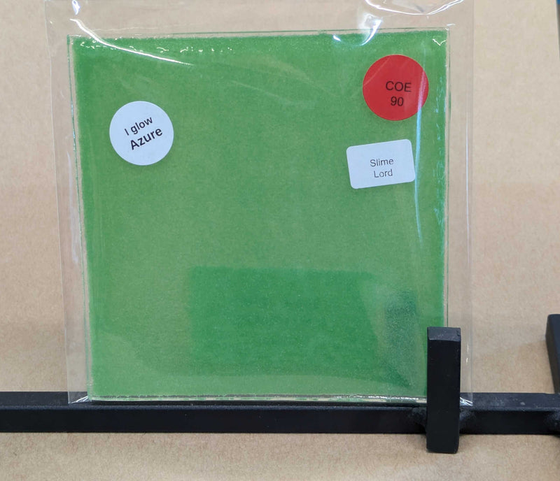 Slime Lord Glow Glass Sheet COE090 Studio Square