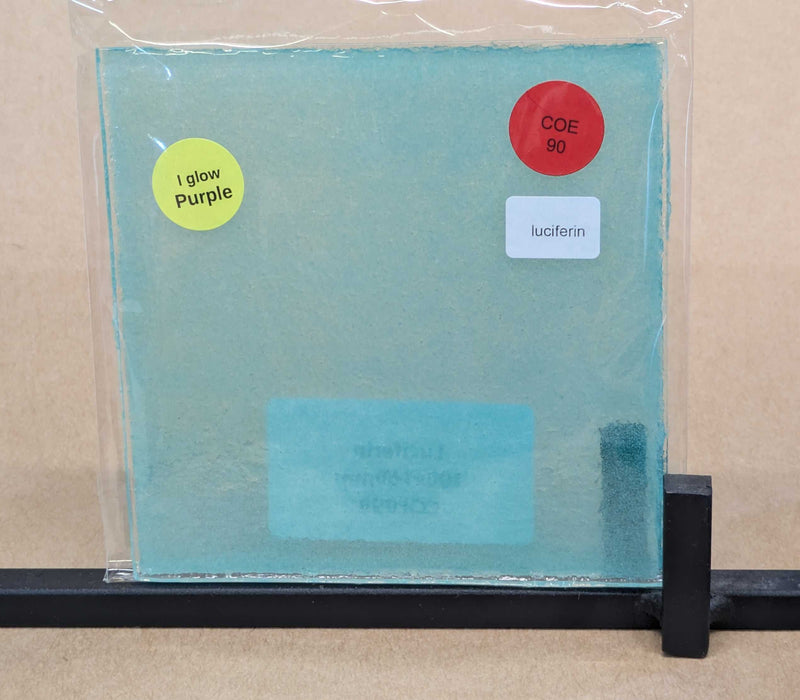 Luciferin Glow Glass Sheet COE090 Studio Square