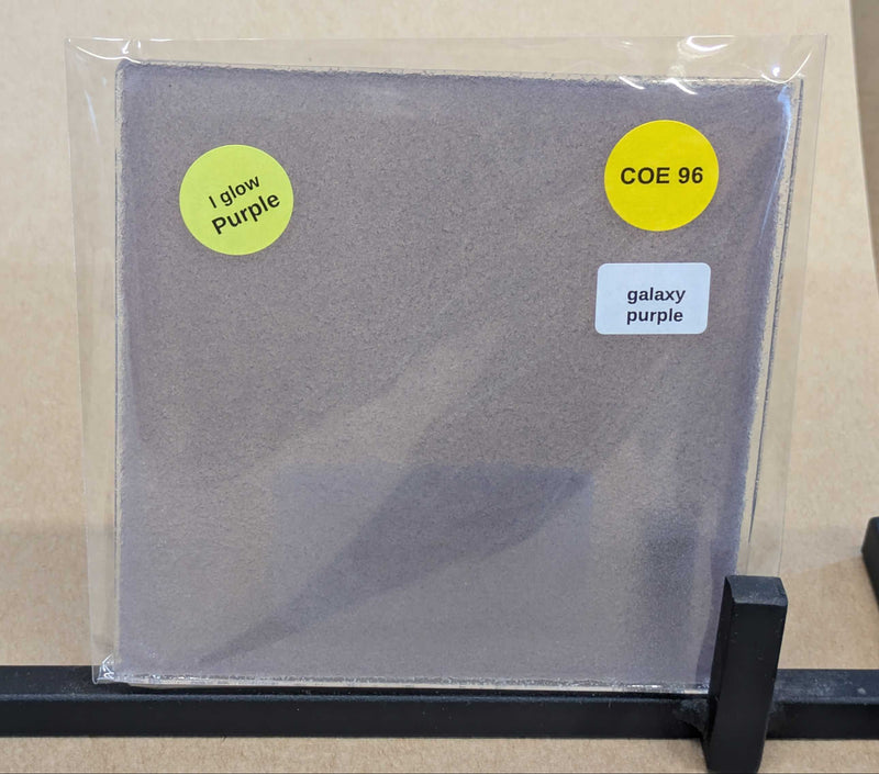 Galaxy Purple Glow Glass Sheet COE096 Studio Square