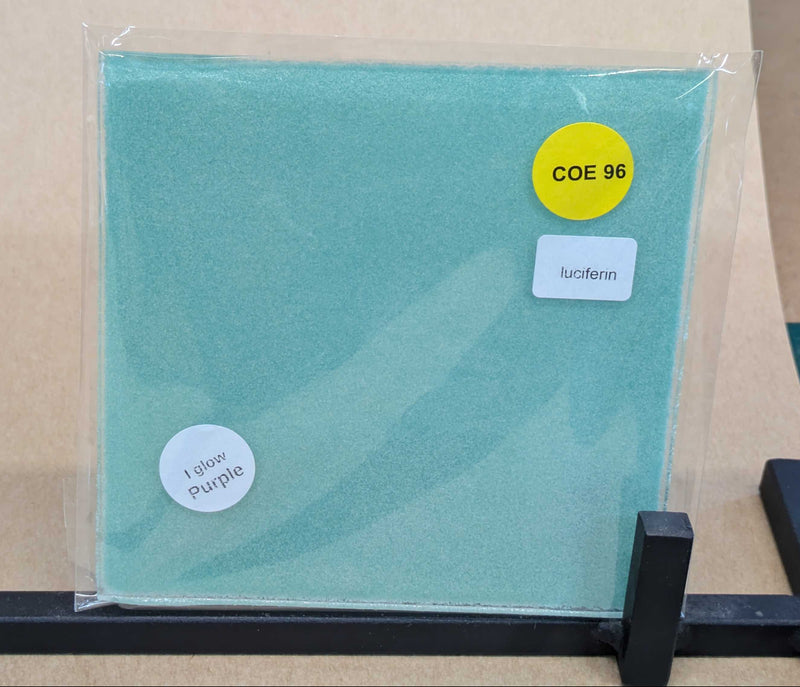 Luciferin Glow Glass Sheet COE096 Studio Square