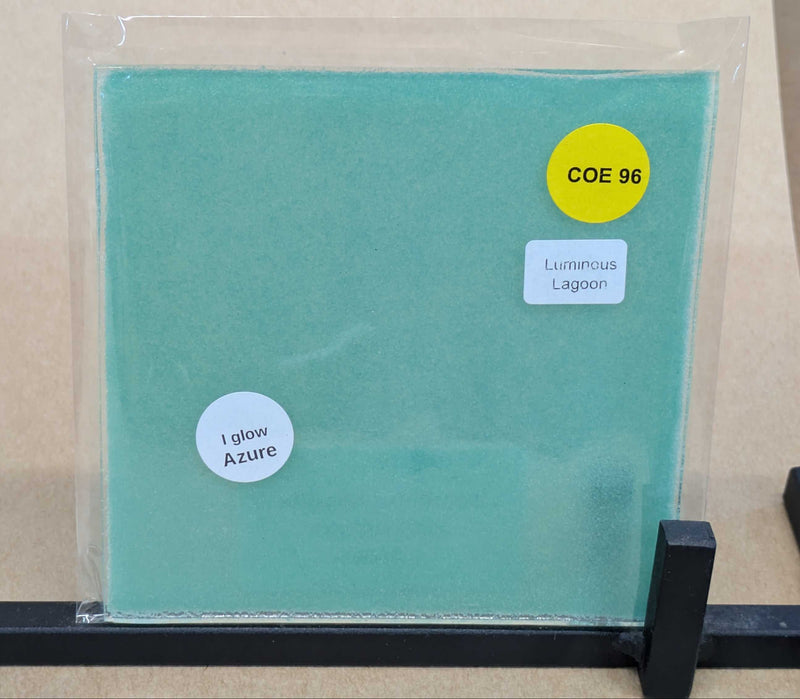 Luminous Lagoon Glow Glass Sheet COE096 Studio Square