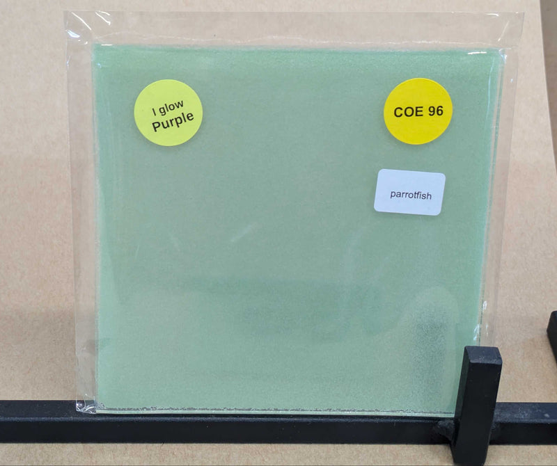 Parrot Fish Glow Glass Sheet COE096 Studio Square