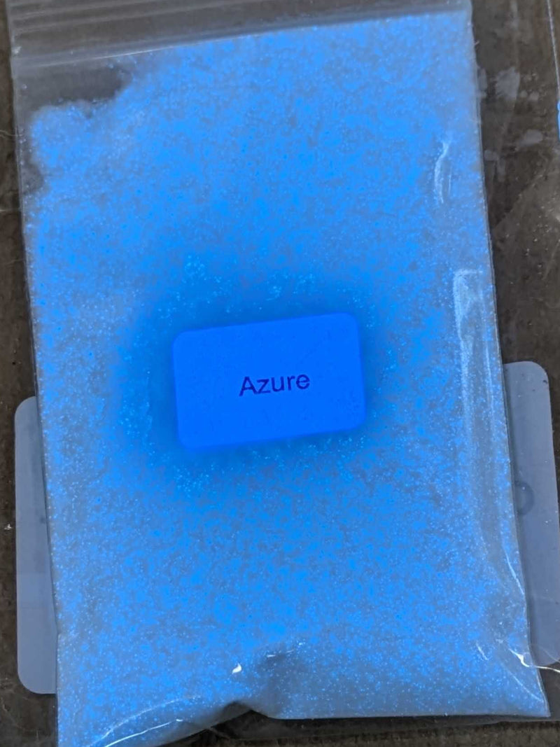 Classic Azure Glow Glass Frit Powder COE090