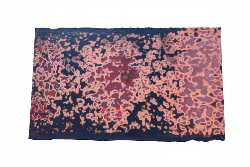 Black Cherry Red Mottle Mix Bullseye 6103 3mm Full Sheet