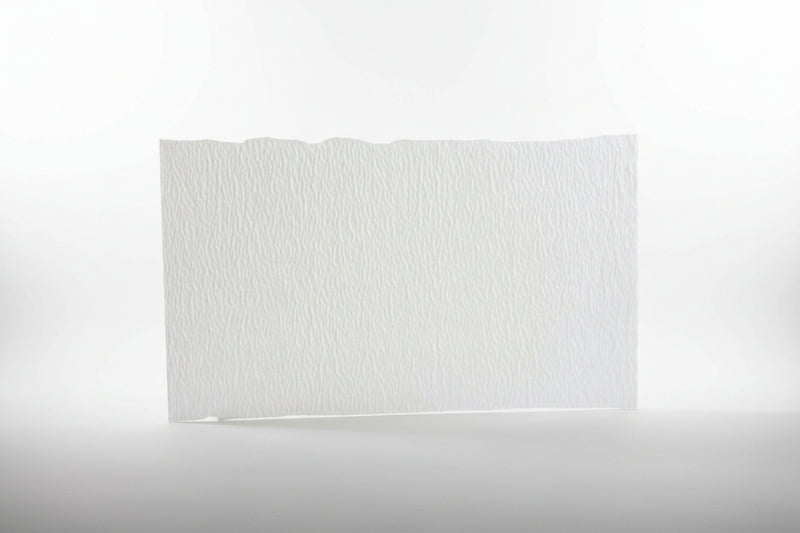 White Opaque Ripple Bullseye 113 3mm Full Sheet