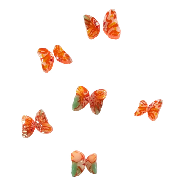 Red Lacewing - Butterfly Millefiori Murrine Tabitha's Emporium COE096