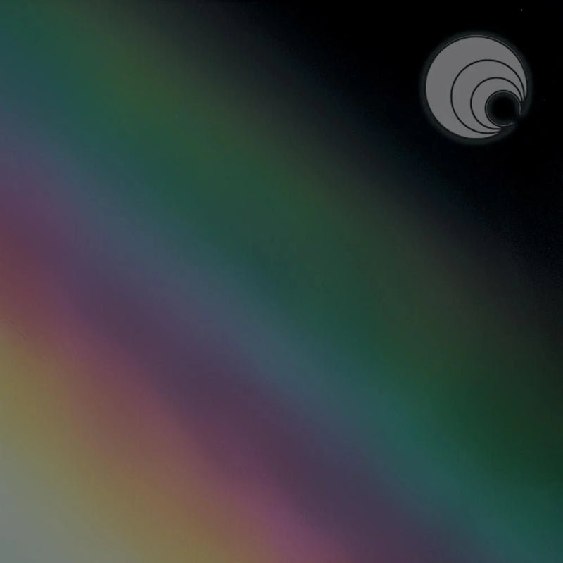 Black Iridescent Fusible Opaque Oceanside Sheet 1009S-F-IR