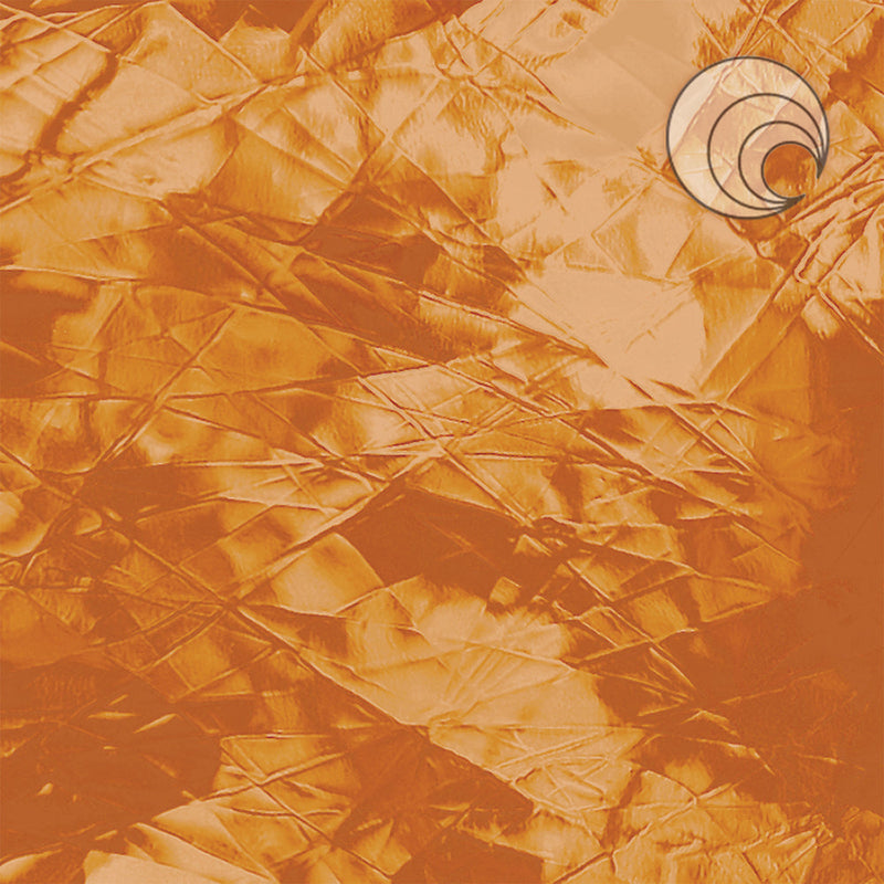 Medium Amber Artique Transparent Smooth Fusible Oceanside Sheet 110-8A-F
