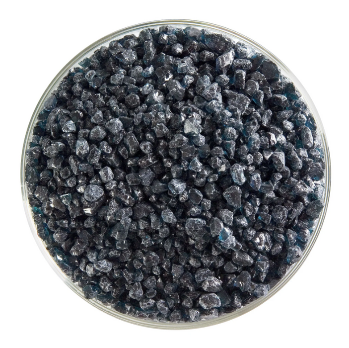Aquamarine Blue Transparent Bullseye Coarse Frit 1108