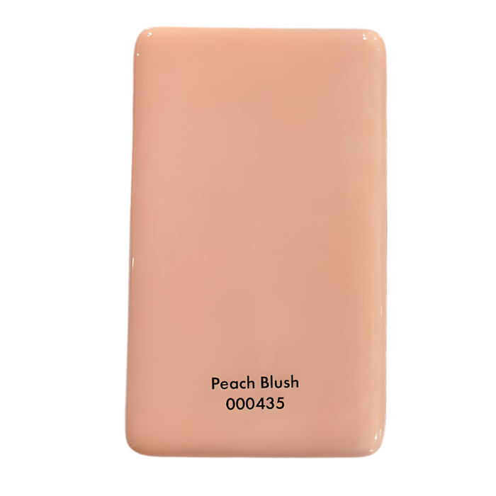 Peach Blush Opaque Bullseye Sheet 435 3MM