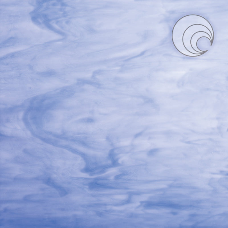 White/Light Blue Smooth Fusible Oceanside Sheet 335-2S-F