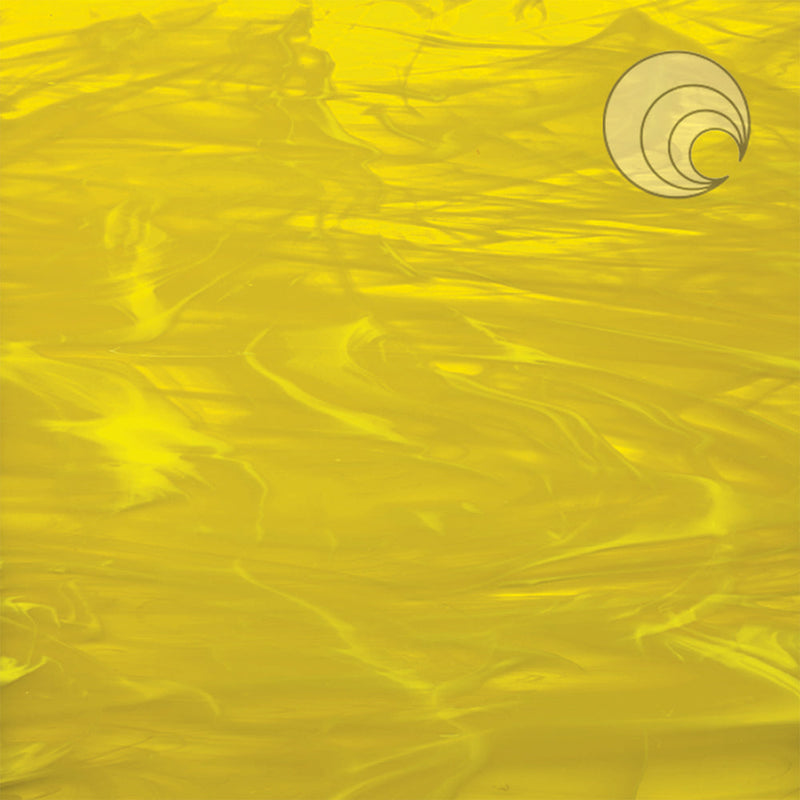 Yellow, White Wispy Smooth Fusible Oceanside Sheet 369-1S-F