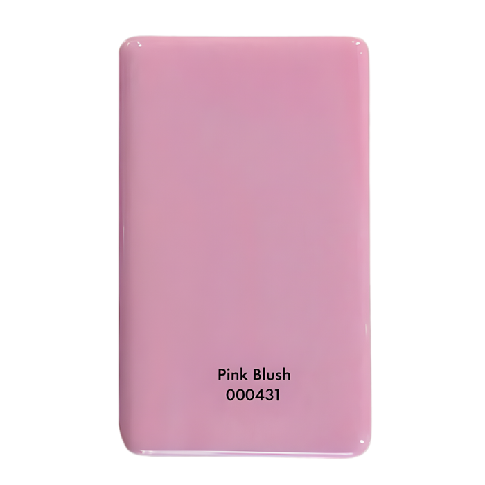 Pink Blush Opaque Bullseye Sheet 431 3MM