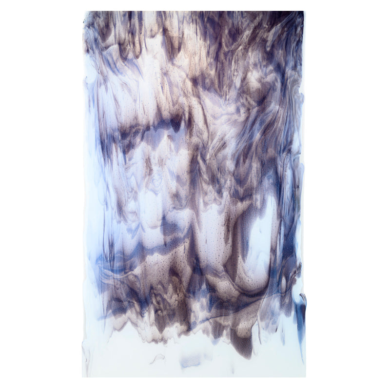 Bullseye Glascadia: Opaline Opaque, Deep Royal Purple Transparent Bullseye Full Sheet 40923A