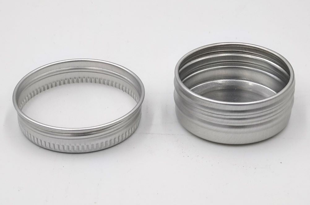 Aluminum Tin Jar and Screw Cap 40x18mm