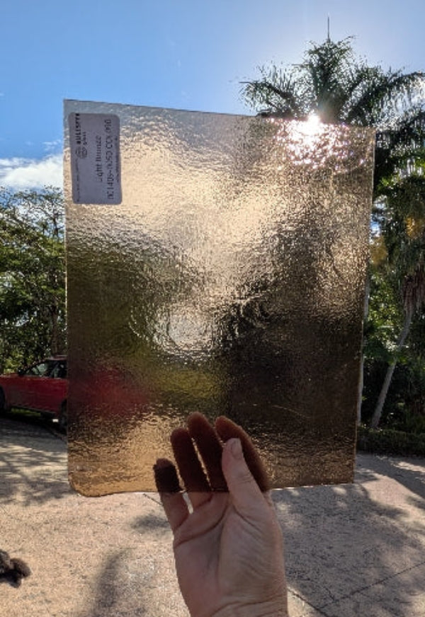 Light Bronze Transparent Bullseye Sheet 1409 2MM