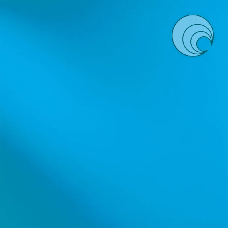 Deep Aqua Smooth Fusible Transparent  Oceanside Sheet 533-3S-F