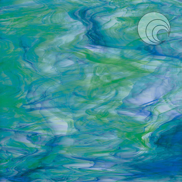 White/Dark Green/Blue Smooth Oceanside Sheet 623-7S-F