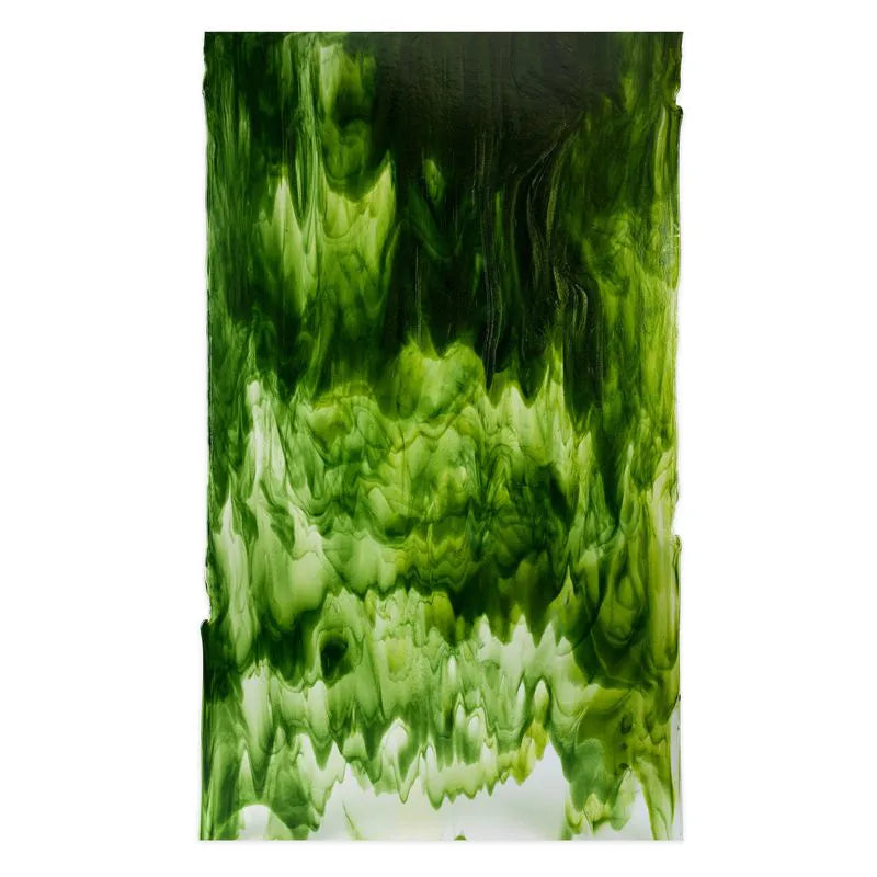 Bullseye Glascadia: 3mm Clear & Triple Aventurine 80816A