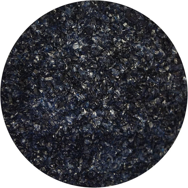 Blue Black Opaque Bullseye Fine Frit 102