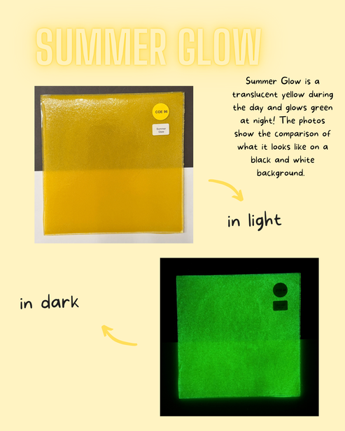 Summer Glow Glass Sheet COE096 Studio Square