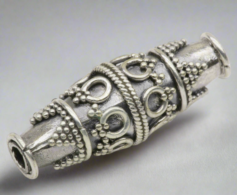 Tribal Bead Sterling Silver
