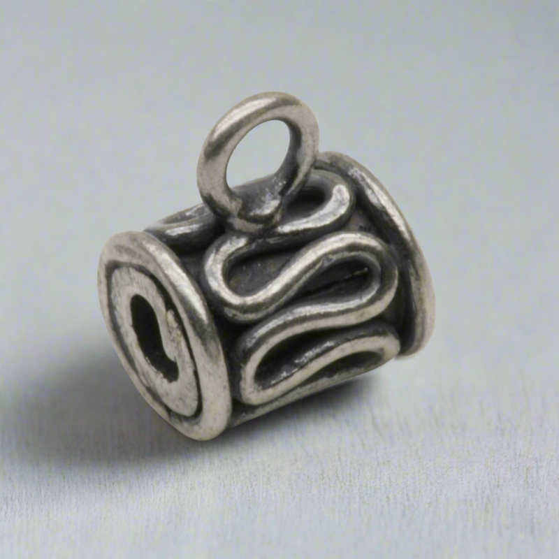 Barrell Swirl Spacer Sterling Silver