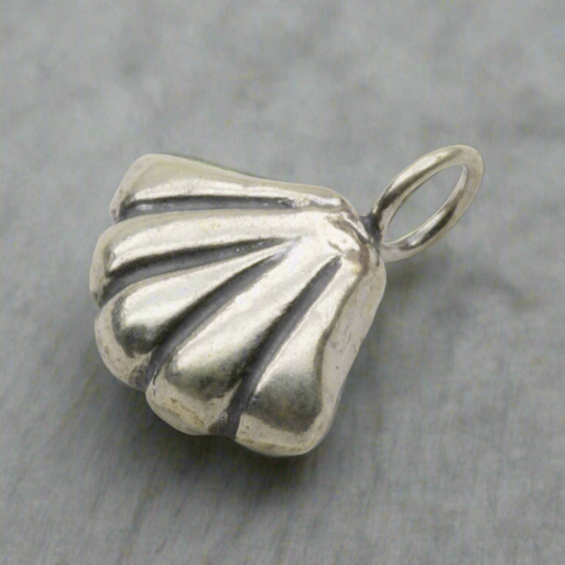 Mermaid Dangle Charm Sterling Silver