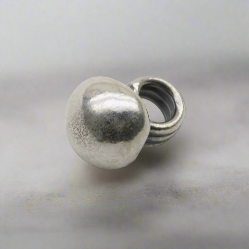 Timeless Orb-Shaped Dangle Charm Sterling Silver